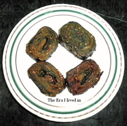Patra - Spicy Colocassia Leaf Rolls