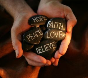 Peace Hope Faith Love Believe