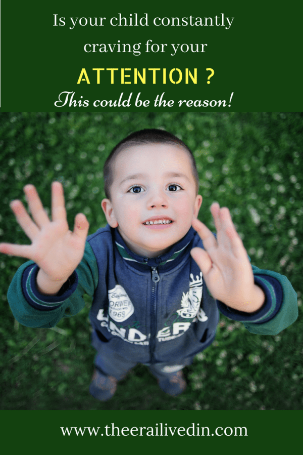 Are you paying enough attention to your child? As a SAHM mom,​ I thought I was​ until this happened. Read my full story to know more. #theerailivedin #parenting #singlemom #positiveattention #momlife #SAHM #kids #children #parentingtips #positiveparenting​