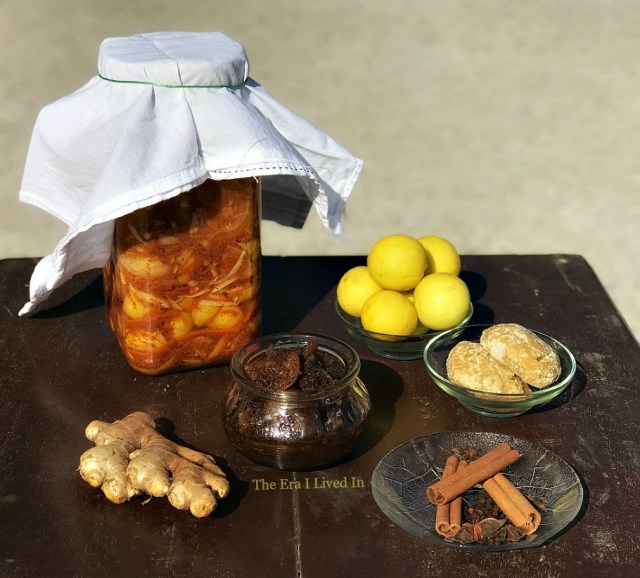 Sweet & Sour Lemon Pickle - Read the full recipe on the blog!