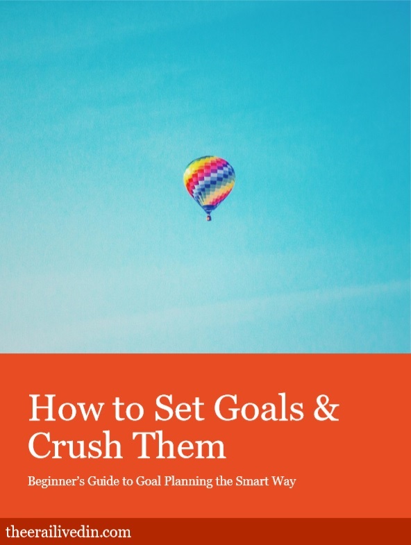 Get your copy of the FREE Planner Workbook - How to Set Goals & Crush Them Get set on the path of achieving your life's biggest goals with a plan that gets you started on the right foot. and gets you life-changing results. #goalsetting #goals #freedownload #workbook #goalgetter #theerailivedin