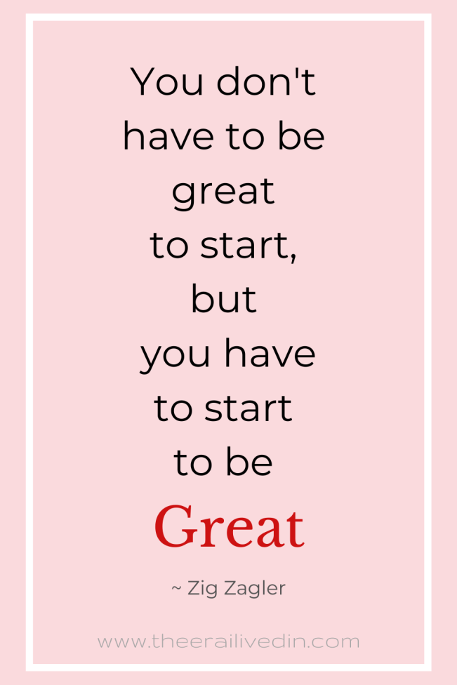 Do you have a goal that you're not acting upon? Are you confused why despite support, resources & information you aren't taking action? Here's the answer you're seeking. #quotestoliveby #justbeginquotes #zigzaglerquotes #theerailivedin