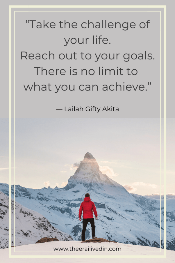 Do you have an impossible goal? A dream that scares you but promises to transform your life? I too have them. Read to learn how you can achieve these big goals and create the life of your dreams. #theerailivedin #goals #goalgetter #biggoals