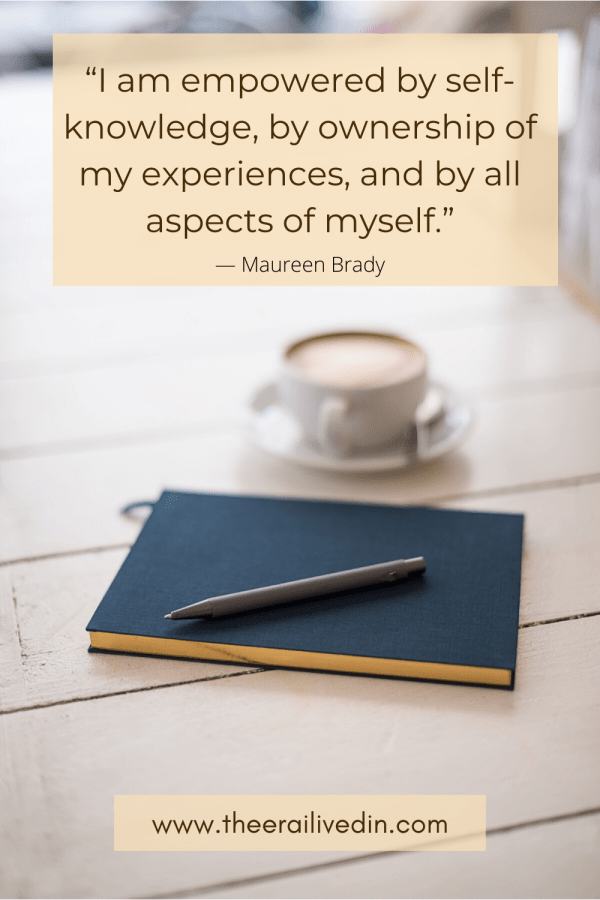 A cup of coffee and my journal to download my thoughts. Downloading my thoughts in a journal helps improve my clarity and gifts me a direction when I'm feeling stressed or burnt out. #theerailivedin #journalwriting #positivemindset #positivity